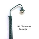 2x H0 LED-DB-Laterne 1-flammig dunkelgrün